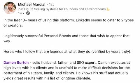 SEO Legend Damon Burton